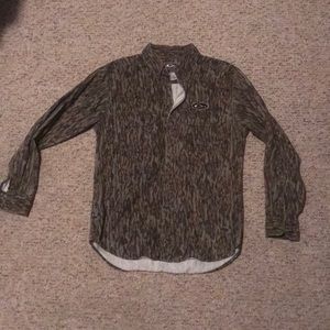 Drake waterfowl camo hunting shirt